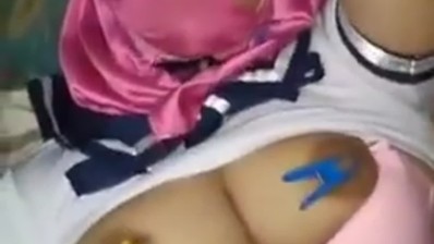 Ukhty Gokil Toketnya Pake Jepitan Baju