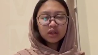 Jilbab Kerudung Cokelat Colmek Dirty Talk